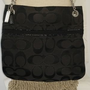Black Coach Purse Crossbody or Over The Shoulder!